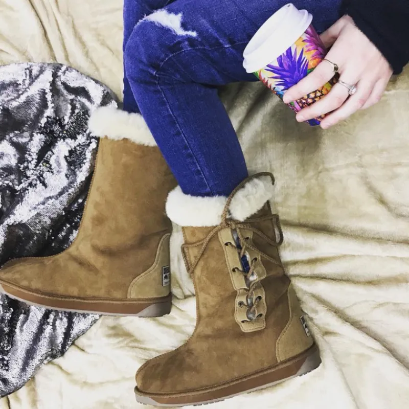 Lace Lamb Ugg Boots | Drifter Hot
