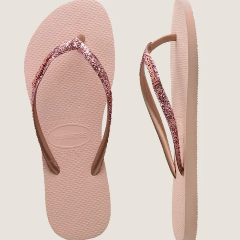 Kids Metal Logo Thong | Havaianas Outlet