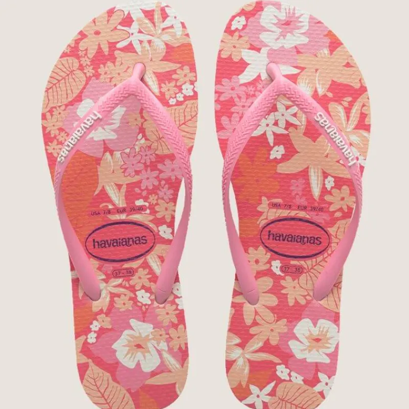 Kids Slim Ditsy Bloom Thong | Havaianas Fashion