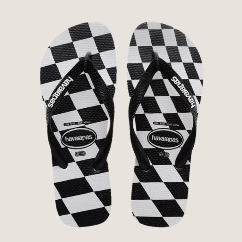 Kids Top Distorted Check Thong | Havaianas Best