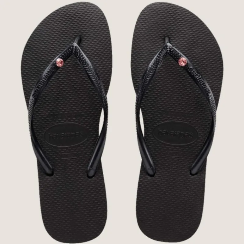 Slim Coloured Crystal Thong | Havaianas New
