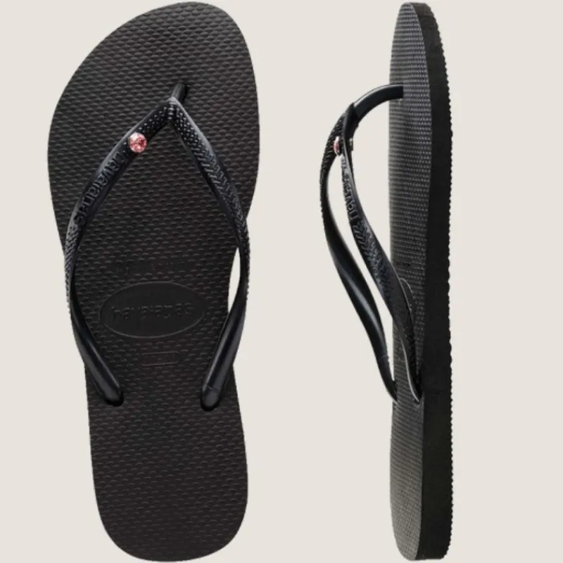 Slim Coloured Crystal Thong | Havaianas New