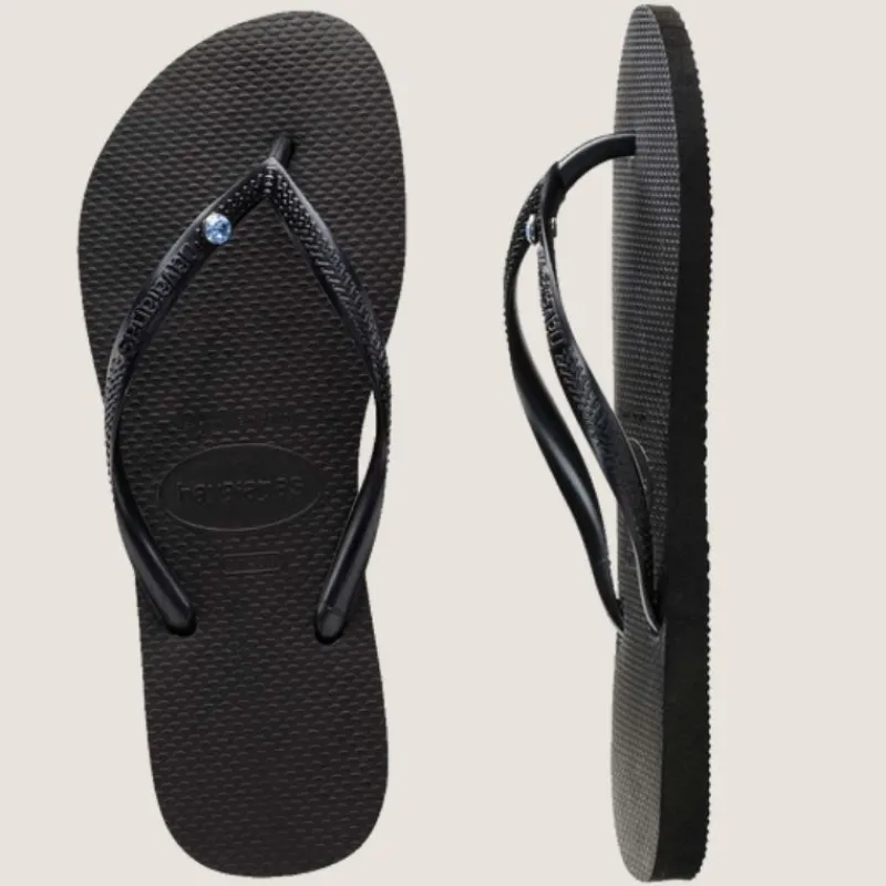 Slim Coloured Crystal Thong | Havaianas Discount