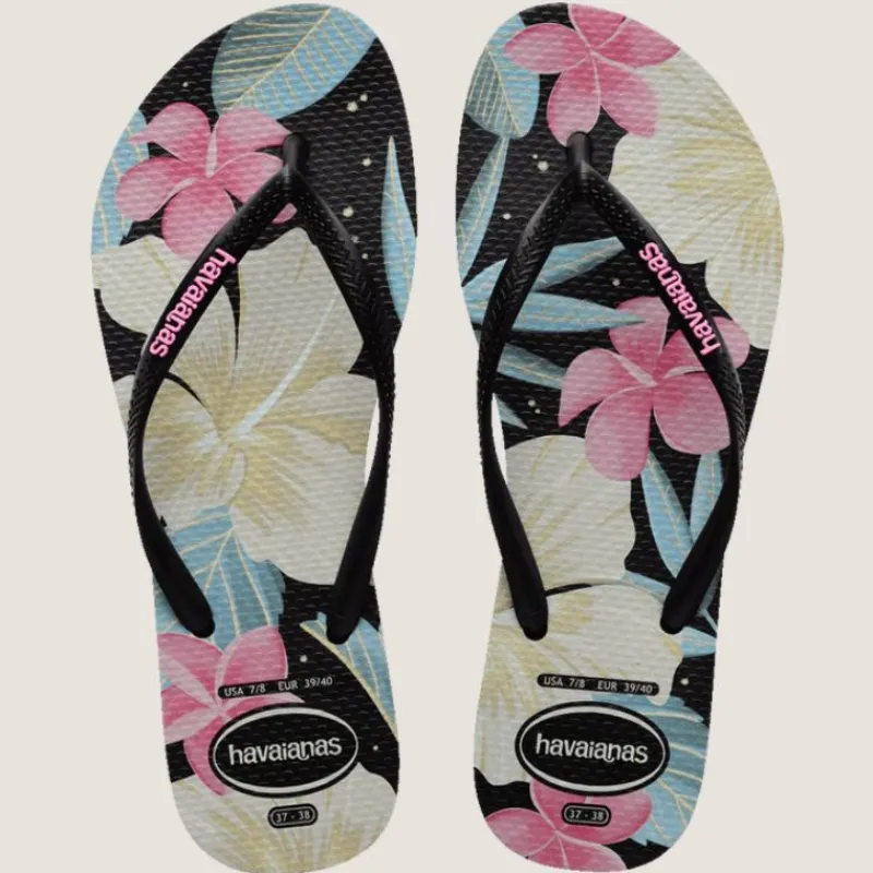 Slim Floral Thong | Havaianas Clearance