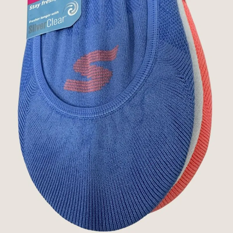 3pack Womens 1/2 Terry Liner Socks | Skechers Outlet